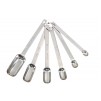 KitchenCraft MasterClass Stainless Steel 6 Piece Measuring Spoon Set