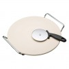 KitchenCraft World of Flavours Italian Pizza Stone Set