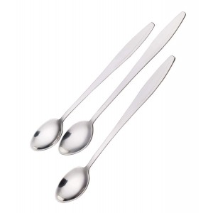 KitchenCraft Set of 3 Stainless Steel Ice Cream/Soda Spoons