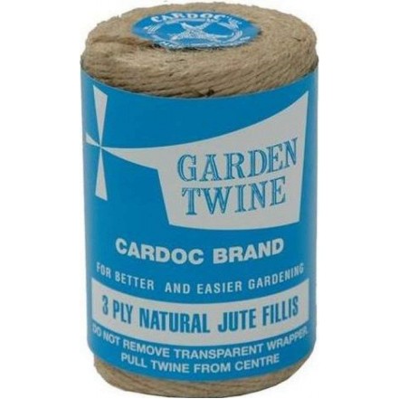 Cardoc Garden Twine 3-Ply Natural Jute Fillis 200g