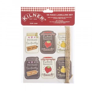Kilner 13 Piece Jam Jar Gift Tag Set with Twine & Paper
