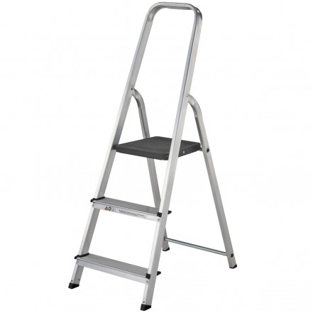 Werner Stepladder 3-Tread High Handrail