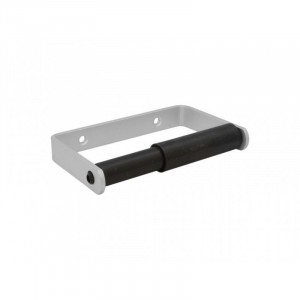 Satin Silver Aluminum Toilet Roll Holder