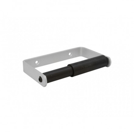 Satin Silver Aluminum Toilet Roll Holder