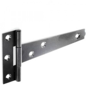 Securit Tee Hinges Light Black (Pair)