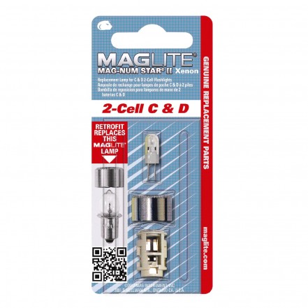 Maglite 2-Cell C & D Replacement Bulb