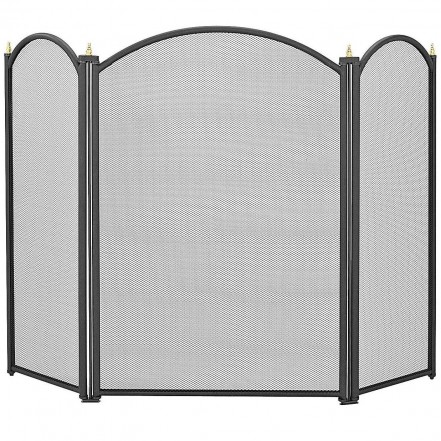 Manor Dynasty 3 Fold Fire Guard - Black