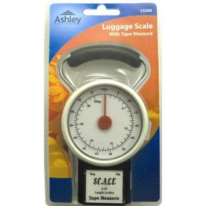 Ashley Housewares Luggage Scale with Tape Measure