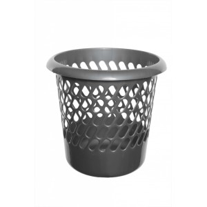 Whitefurze Waste Paper Bin - Metallic Silver