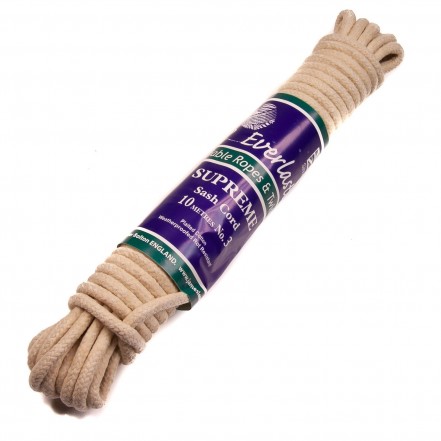 James Lever Sash Cord Supreme Waxed 10 Metre