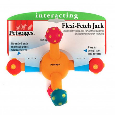 Petstages Flexi-Fetch Jack Interacting Toy for Dogs