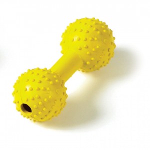 Classic Rubber Pimple Dumbbell with Bell