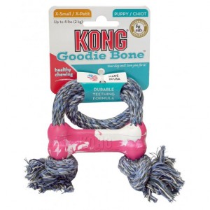 Kong Puppy Goodie Bone With Rope