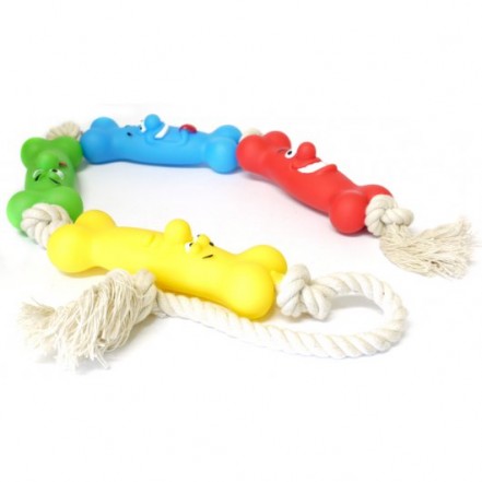 Bone On A Rope Tug Dog Toy