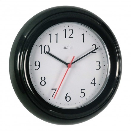 Acctim Wycombe Wall Clock Black