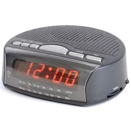 Lloytron Daybreak Portable Clock Radio Black