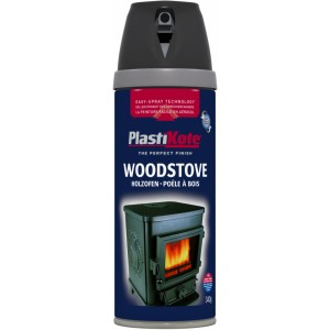 Plastikote Woodstove Spray Paint 400ml