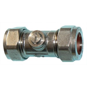 Primaflow Isolation Valve 22mm Chrome