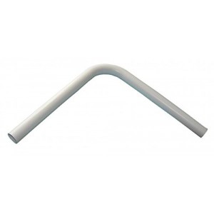 WC Flush Pipe 18" x 18" White