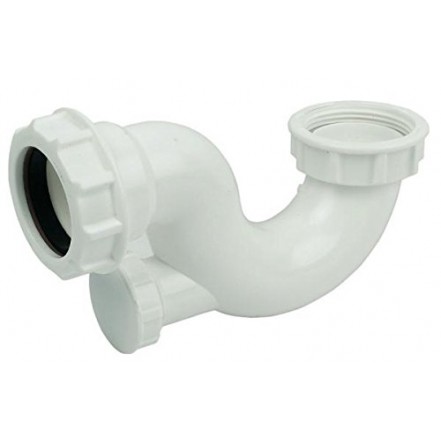 Primaflow Bath/Shower Trap Low Level White 40 x 20mm