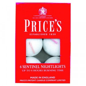 Price's Sentinel Nightlights Pack 6