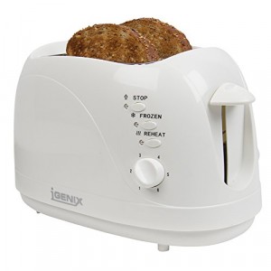 2 Slice Toaster White Igenix