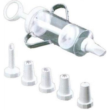 Metaltex Icing Syringe & 5 Nozzles