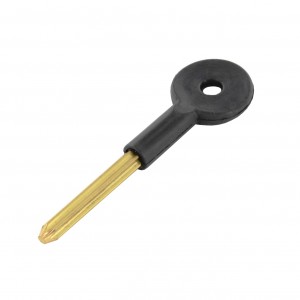 Securit Security Bolt Key Brass/Black