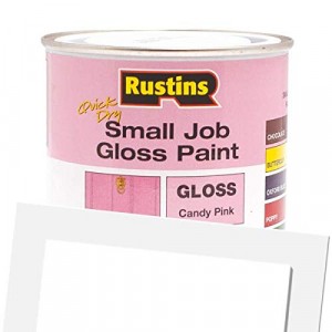 Rustins Small Job Gloss Paint 250ml Candy Pink