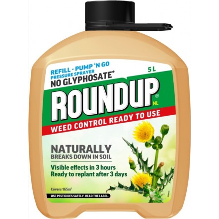 Roundup Natural Weedkiller Refill 5 Litre