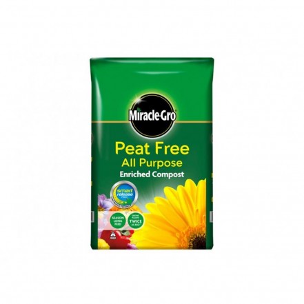 Miracle-Gro All Purpose Peat Free Compost 10L