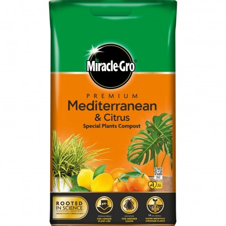 Miracle-Gro Premium Mediterranean & Citrus Compost 6 Litre