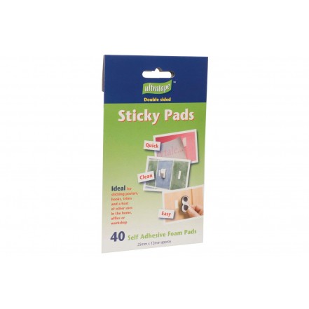 Ultratape Sticky Pads Pk40