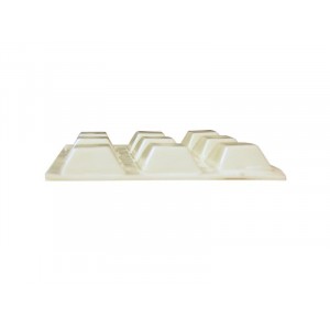 Felt Gard Vinyl Buffer Square White 13mm