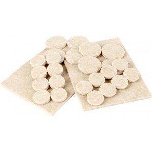 Felt Gard Felt Pads & Sheets Pack of 26 Assorted