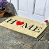 Home Is Where The Heart Is Coir Brush Doormat 75 x 45cm
