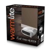 Warmlite Flat Fan Heater 2kW White