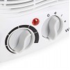 Warmlite Upright Fan Heater - Adjustable Thermostat 2kW - White e