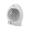 Warmlite Upright Fan Heater - Adjustable Thermostat 2kW - White e