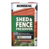 Ronseal Shed & Fence Preserver (New Formulation) 5L