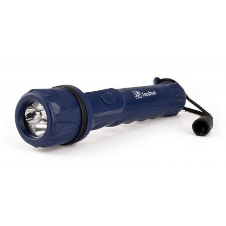 AP 3-LED Rubber Torch Complete with Batteries (2AA)