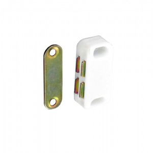 Securit Magnetic Catch White 40mm