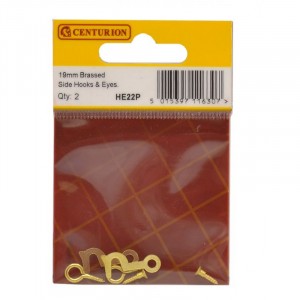 Centurion 19mm EB Side Hook & Eyes (Pack of 2)