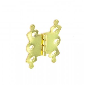 Securit Fancy Hinges Steel Brass Plated 50mm Pair