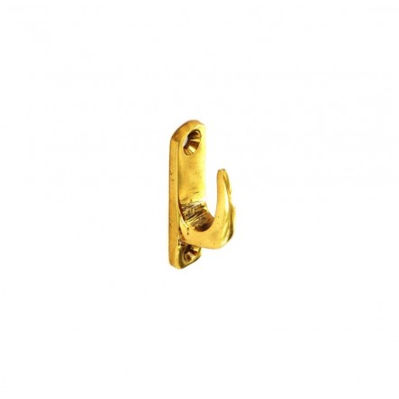 Securit Tieback Hook Brass 40mm Modern Pack 4