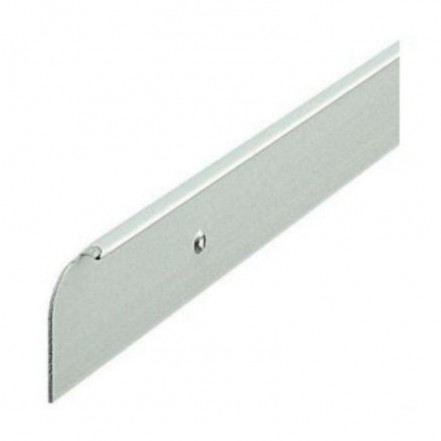 Rolabond Kitchen Worktop Trim End Cap Matt Silver 40mm x 630mm