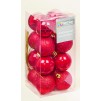 Premier 16 Shatterproof Christmas Tree Baubles