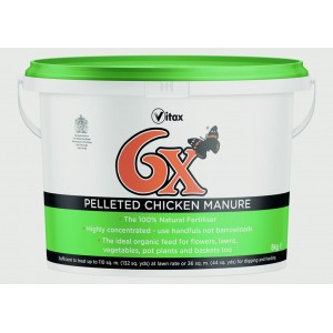 Vitax 6x Odourless Pelleted Chicken Fertiliser