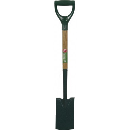 Ambassador Natural Ash Handle Carbon Steel Border Spade