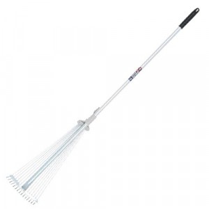 S&J Neverbend Carbon Adjustable Lawn Rake